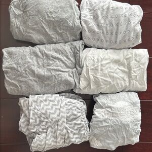 Assorted Bassinet Sheets - 6